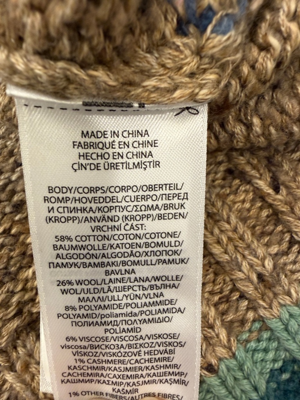 POLO RALPH LAUREN‎ geometric-pattern intarsia-knit jumper Size medium - Picture 5 of 8